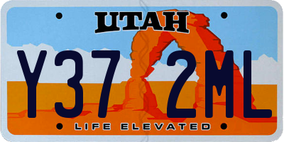 UT license plate Y372ML