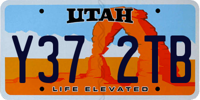 UT license plate Y372TB