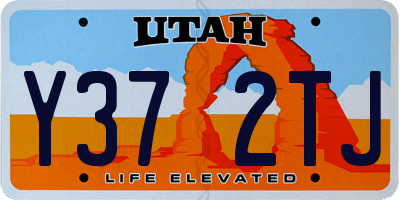 UT license plate Y372TJ