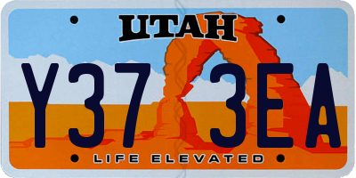 UT license plate Y373EA