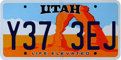 UT license plate Y373EJ