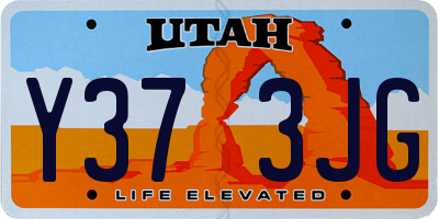 UT license plate Y373JG