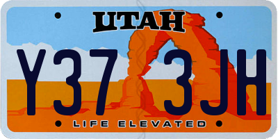 UT license plate Y373JH