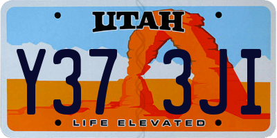UT license plate Y373JI