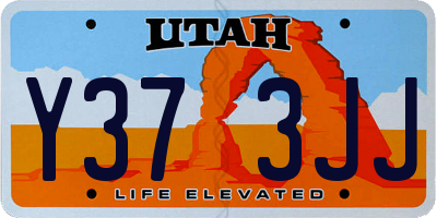 UT license plate Y373JJ