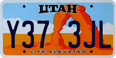 UT license plate Y373JL