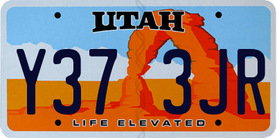 UT license plate Y373JR