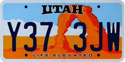 UT license plate Y373JW