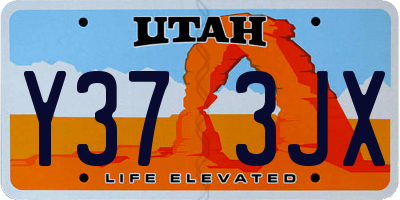 UT license plate Y373JX