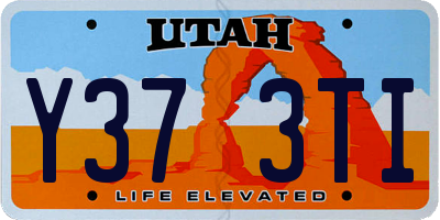 UT license plate Y373TI