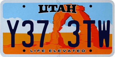 UT license plate Y373TW