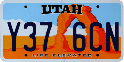 UT license plate Y376CN