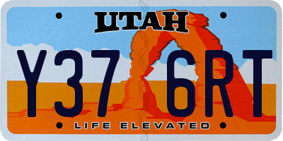 UT license plate Y376RT