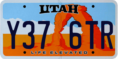 UT license plate Y376TR