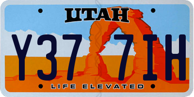 UT license plate Y377IH