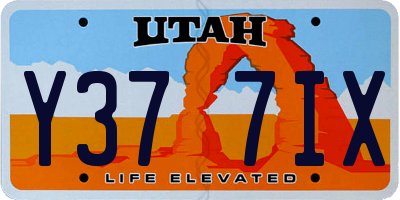 UT license plate Y377IX