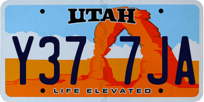 UT license plate Y377JA