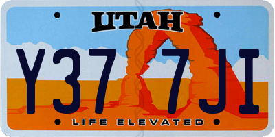 UT license plate Y377JI