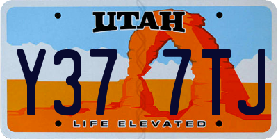 UT license plate Y377TJ