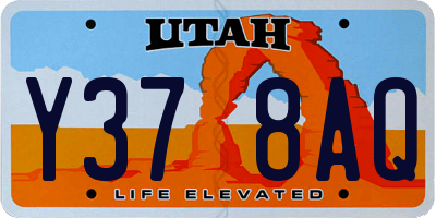 UT license plate Y378AQ