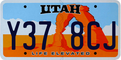 UT license plate Y378CJ