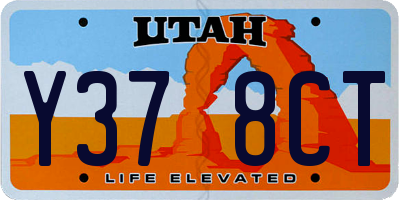 UT license plate Y378CT