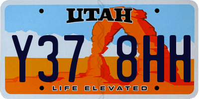 UT license plate Y378HH