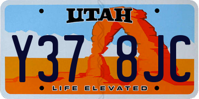 UT license plate Y378JC