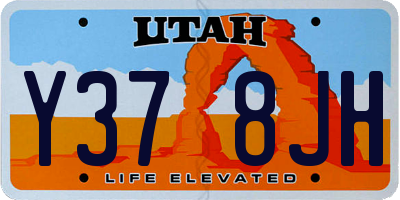 UT license plate Y378JH