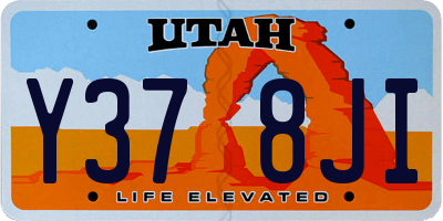 UT license plate Y378JI