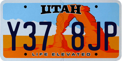 UT license plate Y378JP
