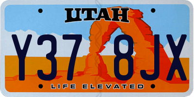 UT license plate Y378JX