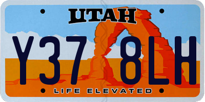 UT license plate Y378LH