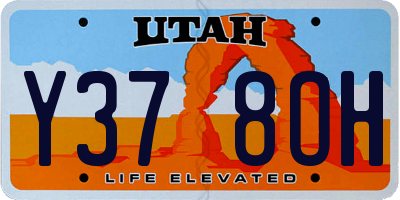 UT license plate Y378OH