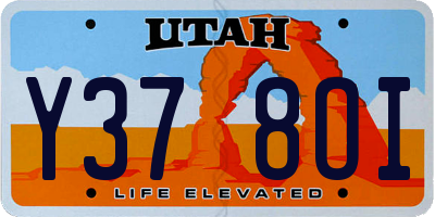 UT license plate Y378OI