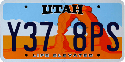 UT license plate Y378PS