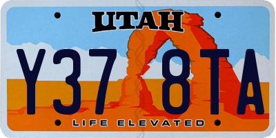 UT license plate Y378TA