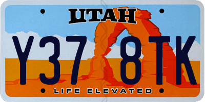 UT license plate Y378TK