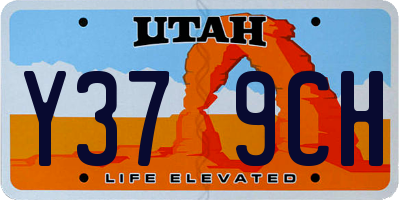 UT license plate Y379CH