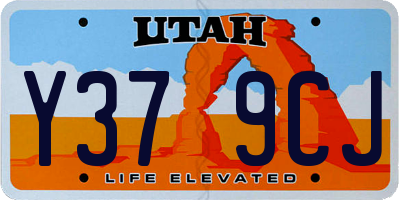 UT license plate Y379CJ