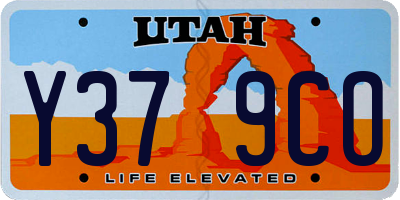 UT license plate Y379CO