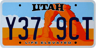 UT license plate Y379CT