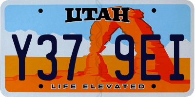 UT license plate Y379EI