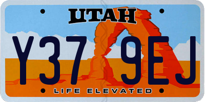 UT license plate Y379EJ