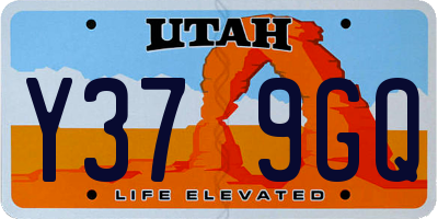 UT license plate Y379GQ