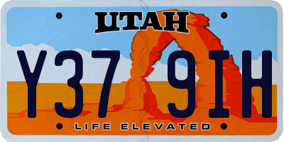 UT license plate Y379IH