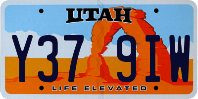 UT license plate Y379IW