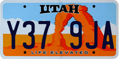 UT license plate Y379JA