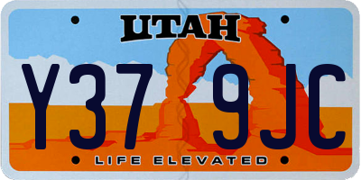 UT license plate Y379JC