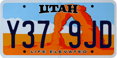 UT license plate Y379JD